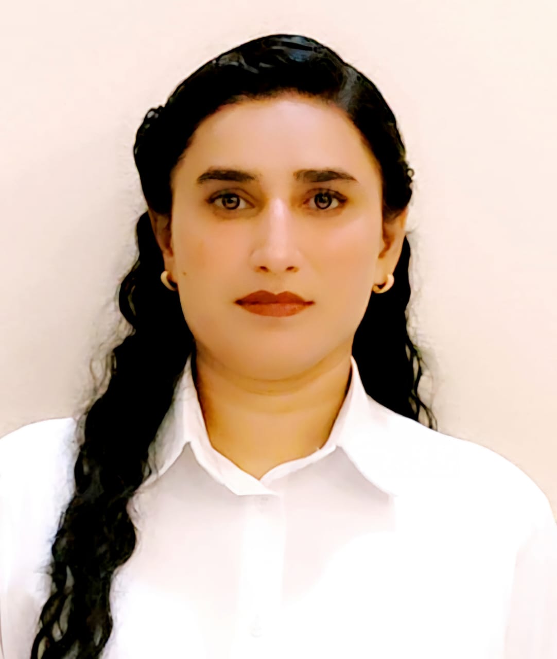 Benish Muneer Working Photo